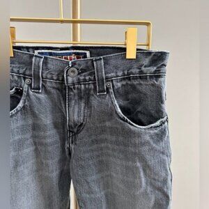 Levi’s Red Tab 511 Skinny Jeans Washed Grey Distressed – Waist 28, Length 30